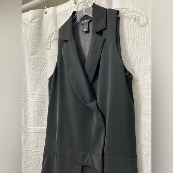NWOT WHBM Tuxedo jumpsuit black size 0 - Picture 9 of 10